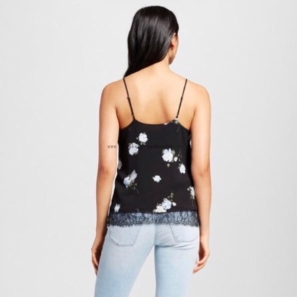 MOSSIMO Floral Print Adjustable Strap Camisole - Picture 3 of 11